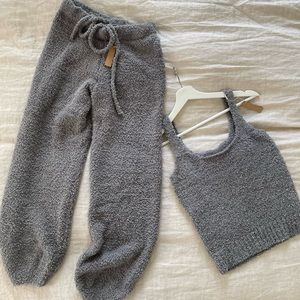 NWT s/m Skims cozy knit joggers and tank set